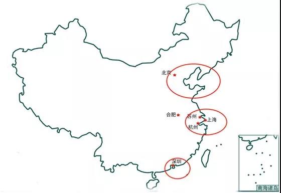 AGV企业地区分布